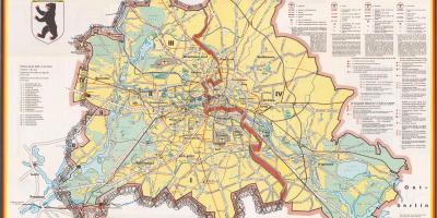 Berlin map - Kartor Berlin (Tyskland)